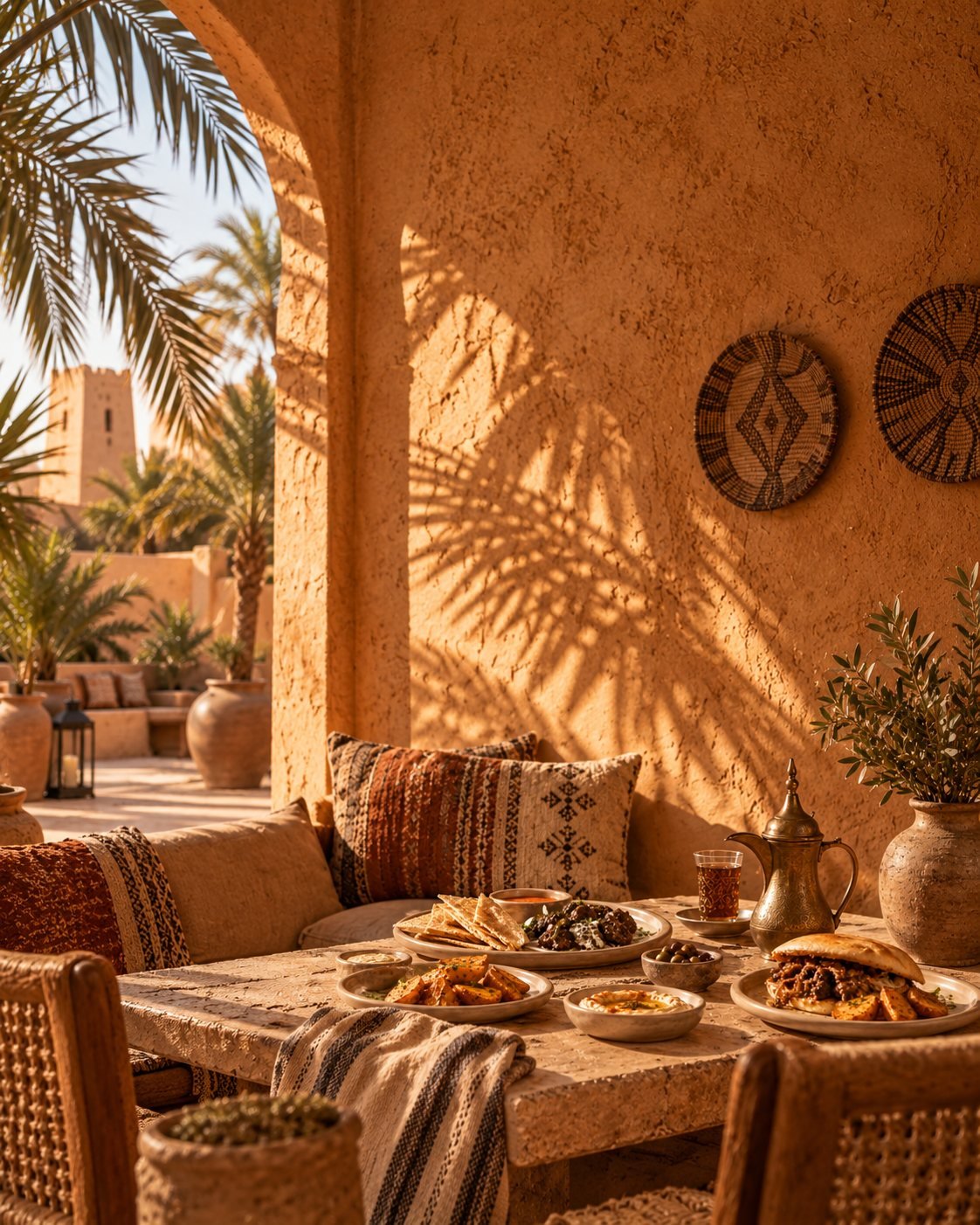 Ambiance chaleureuse façon riad marocain, esprit Nomad Bun