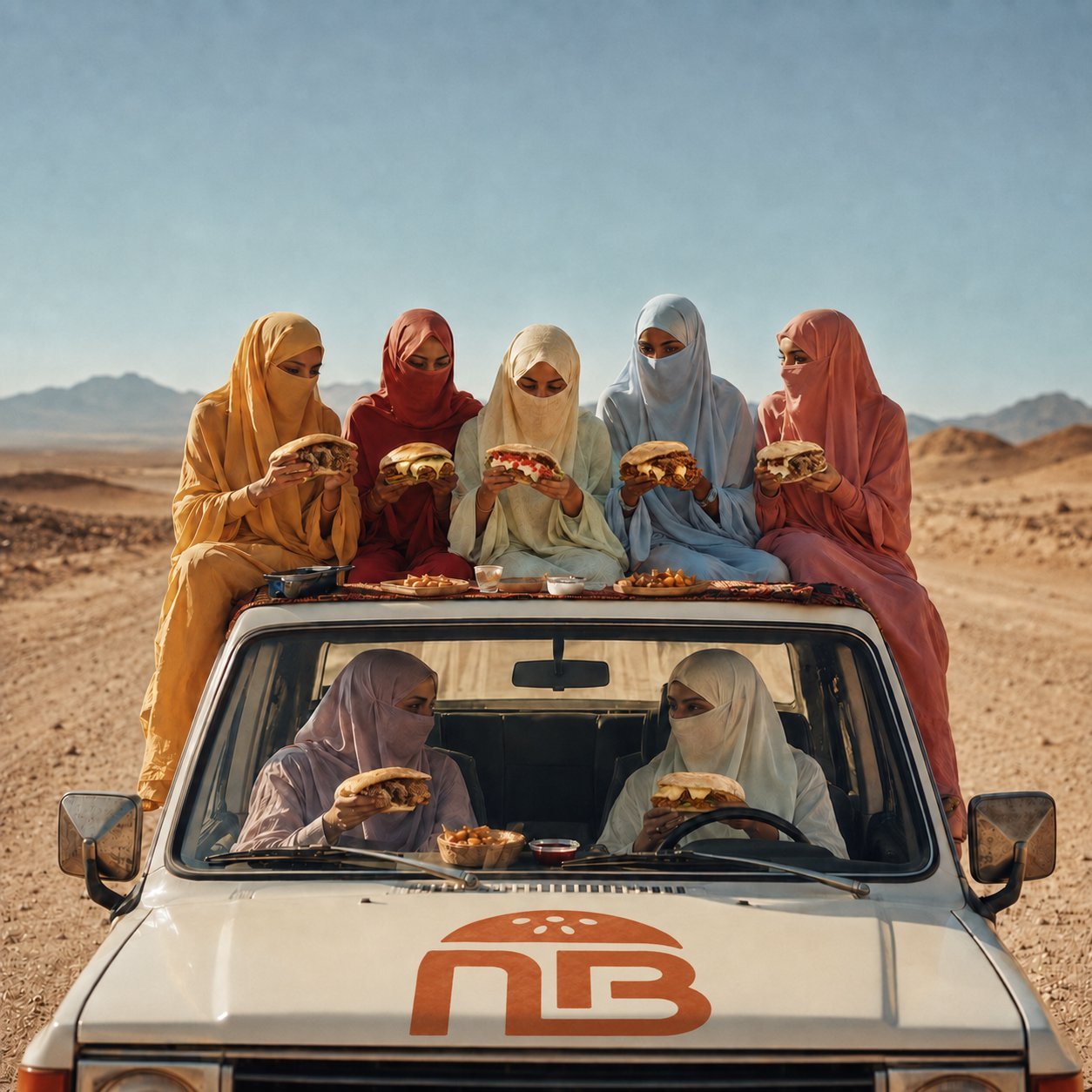 Nomad Bun, esprit route et partage, désert marocain